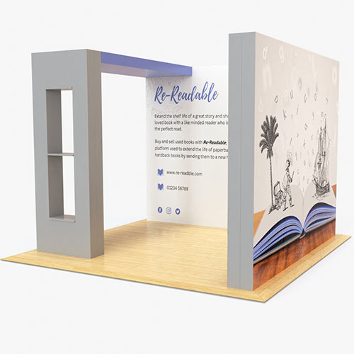 Modulink Double Sided Modular Exhibition Stands