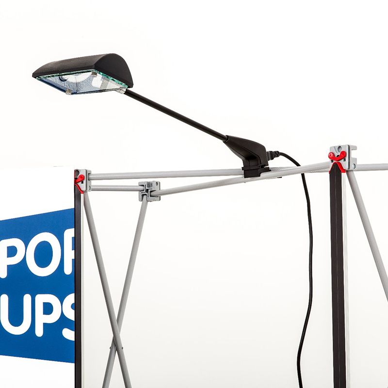 Pop up display stand spotlight style S