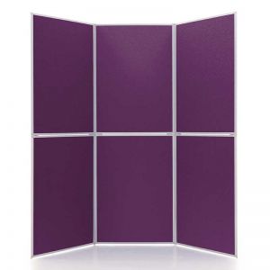 Event+ 6 Panel Display Board in Plush Parlour