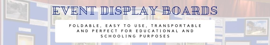 loop nylon folding displays boards, ideal for educational and school use