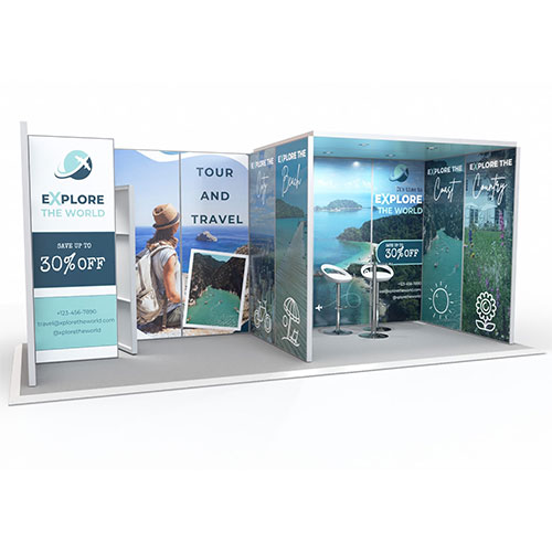 Exhibit Modular Exhibition Stand With Arches