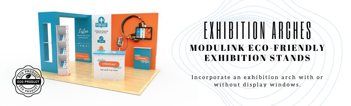 Modulink Modular Exhibition Stands with Arches