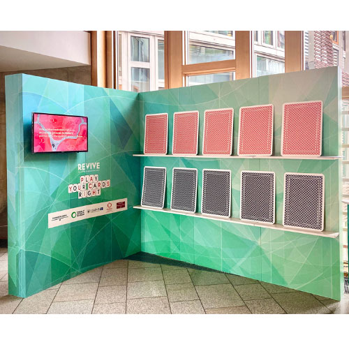 eco-friendly, xanita display stands from go displays