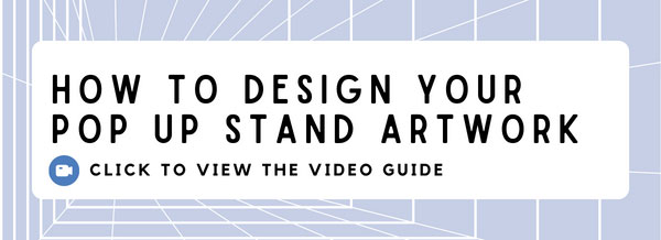L Shape Pop Up Stand Video Artwork Guide
