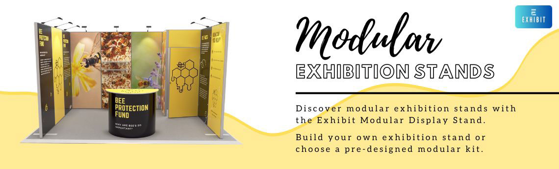 Exhibit modular exhibition stands, exclusive to Go Displays