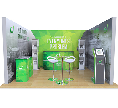 Modular exhibition stands, manufactured by Go Displays