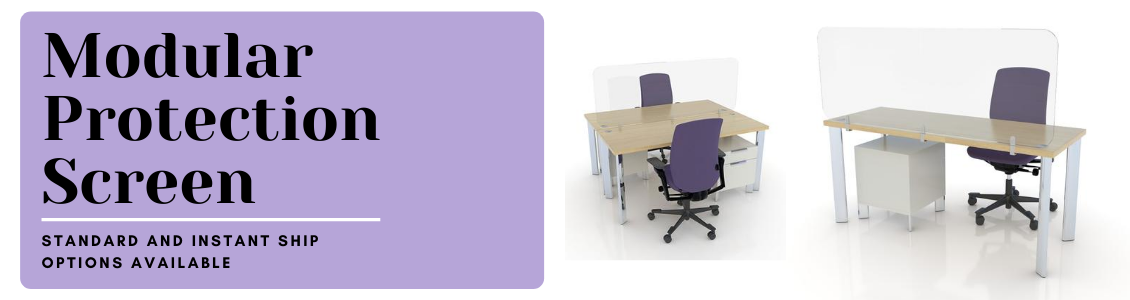 in stock clear acrylic social distancing panels