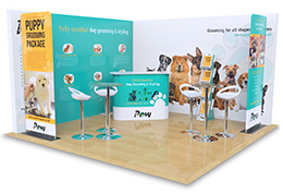 Exhibition Stands, available for all stand sizes in a variety of finishes