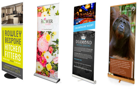 Banner Stands & Roller Banners, Pull Up Banners manufactured by Go Displays